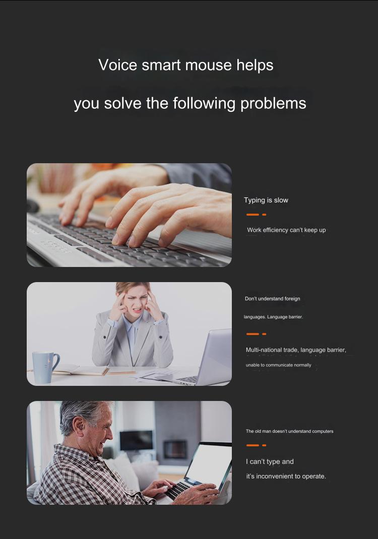 Ai typing mouse Talking mouse Translation mouse Ai mouse voice button function
