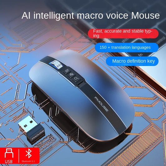 Manufacturer AI Intelligent Voice Mouse Wireless Bluetooth Dual-Mode