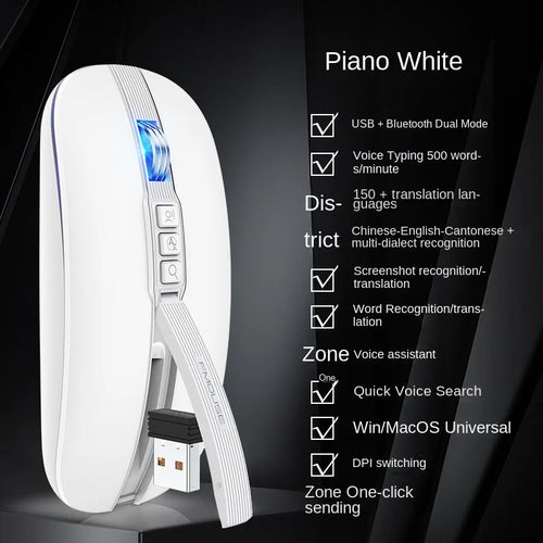 Manufacturer AI Intelligent Voice Mouse Wireless Bluetooth Dual-Mode