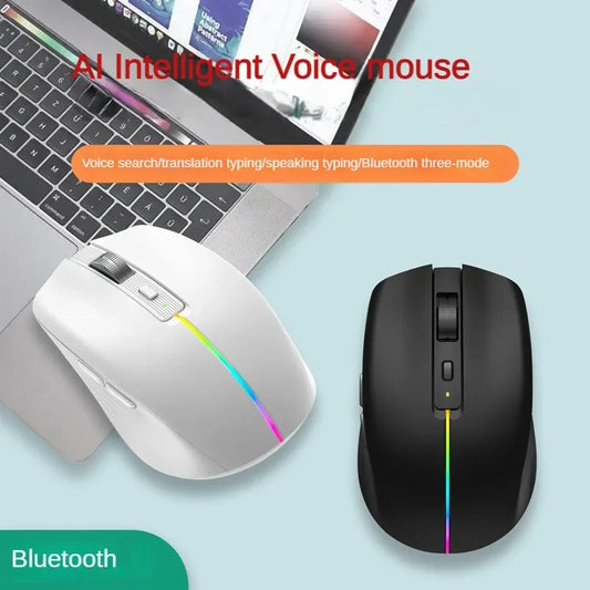 M95 AI Intelligent Voice Mouse 2.4G Bluetooth Dual-mode Speaking