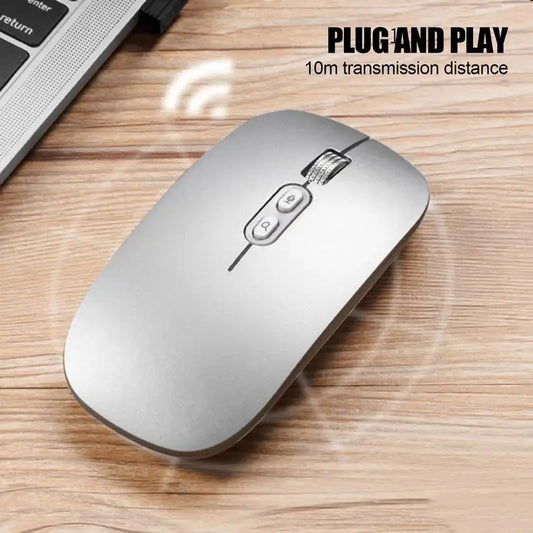 Silent Mouse Wireless 2.4G Wireless Voice Typing AI Mouse 1600DPI USB