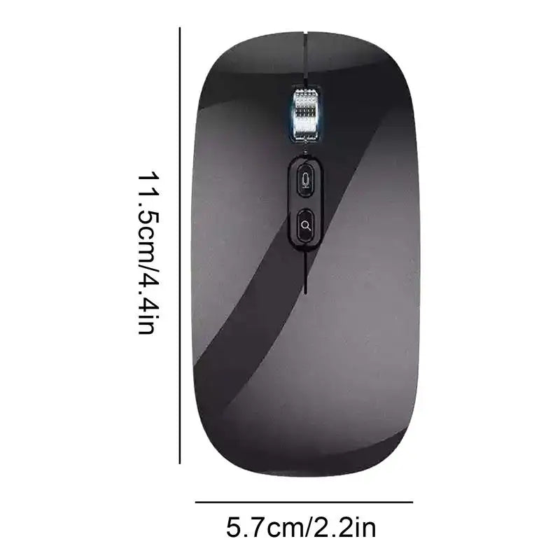 Silent Mouse Wireless 2.4G Wireless Voice Typing AI Mouse 1600DPI USB