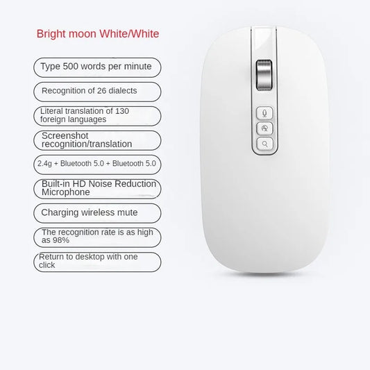 M85 AI Intelligent Voice Three Mode Mouse Dialect Rechargeable