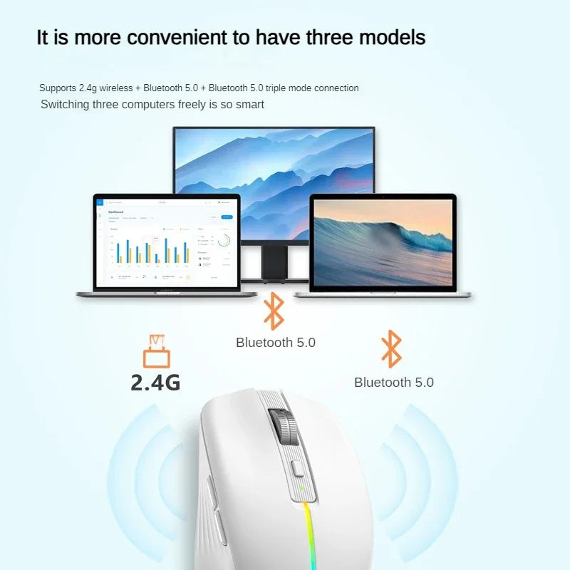 M95 AI Intelligent Voice Mouse 2.4G Bluetooth Dual-mode Speaking