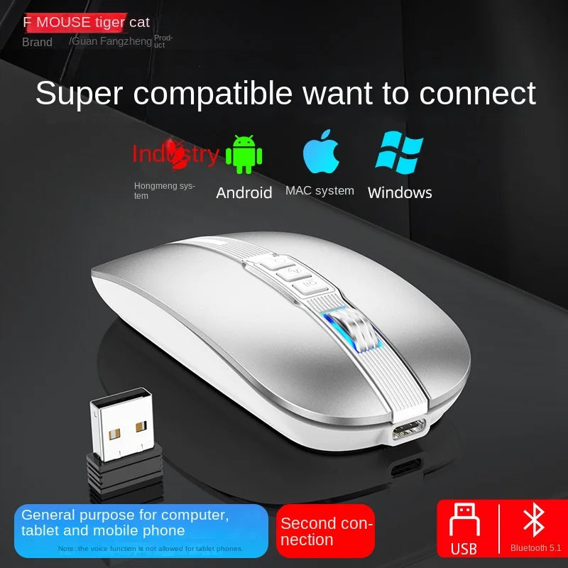 Manufacturer AI Intelligent Voice Mouse Wireless Bluetooth Dual-Mode